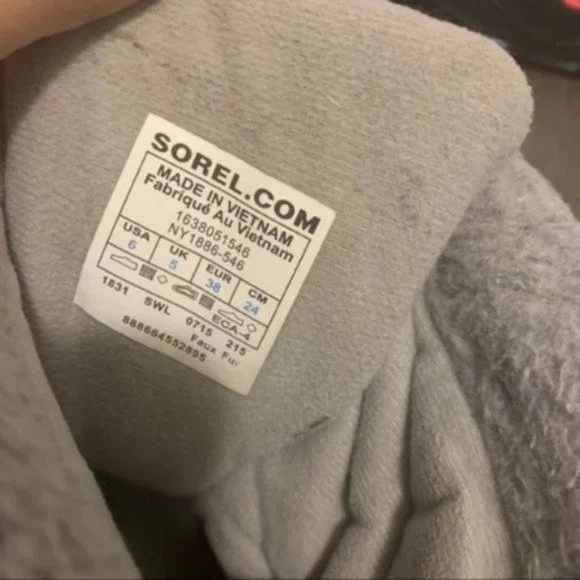 Sorel purple blue winter snow boots size 6 - Picture 7 of 11